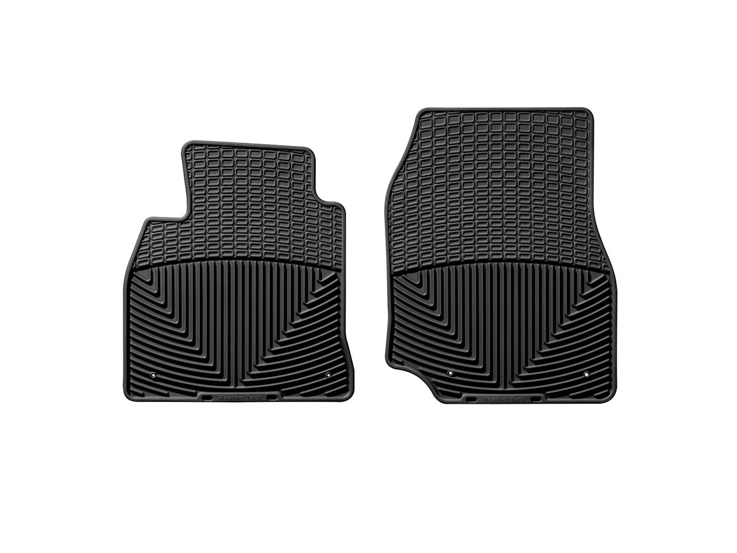 WeatherTech All Weather Floor Mats; Black; Front;