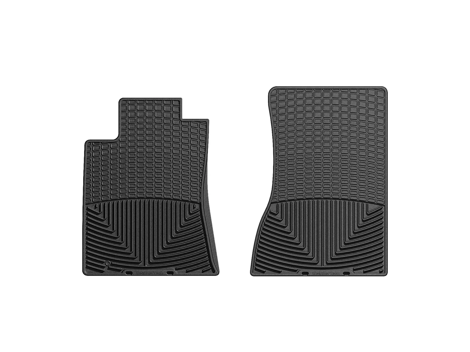 WeatherTech All Weather Floor Mats; Black; Front;