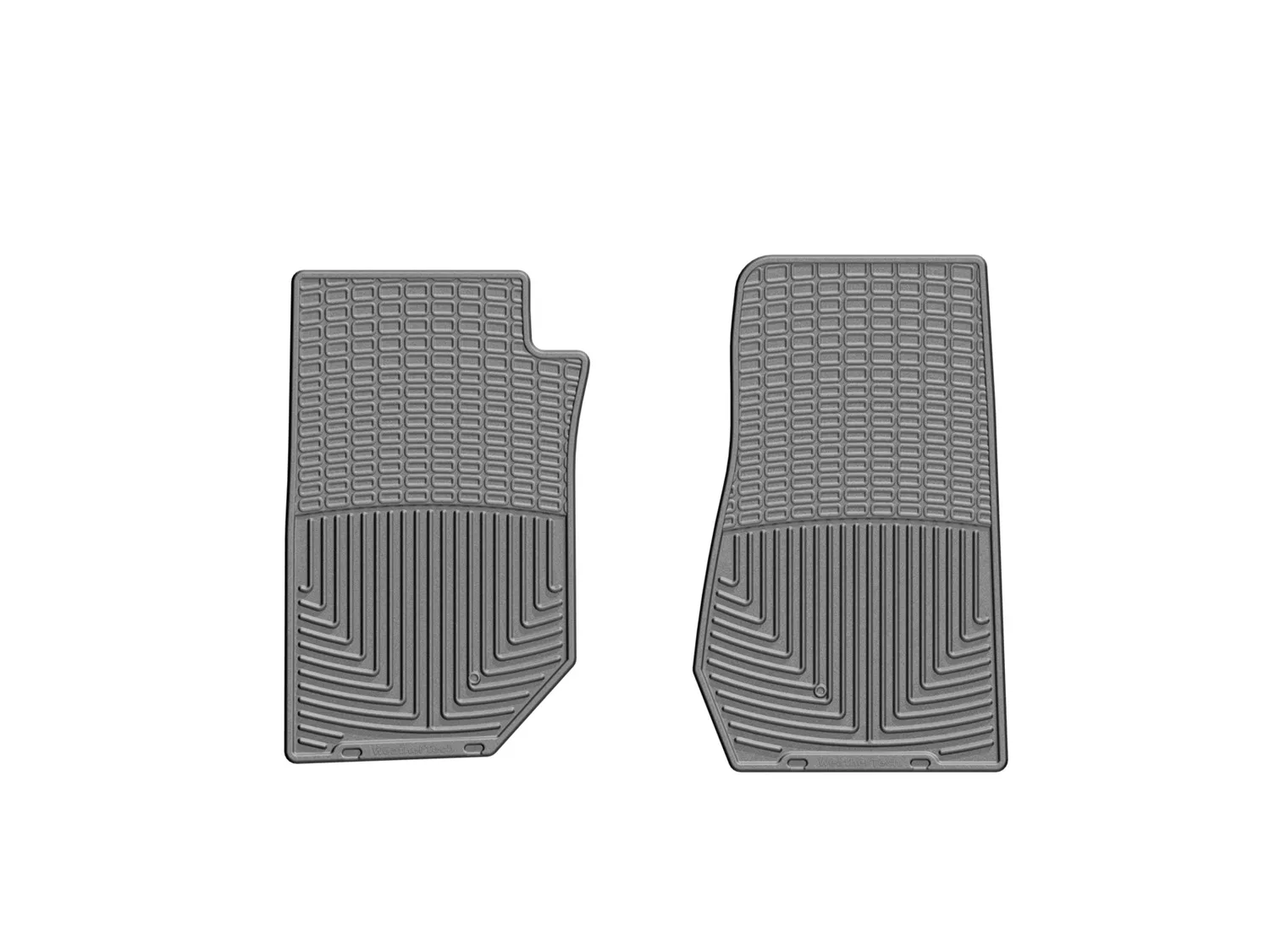 WeatherTech All Weather Floor Mats; Gray; Front;
