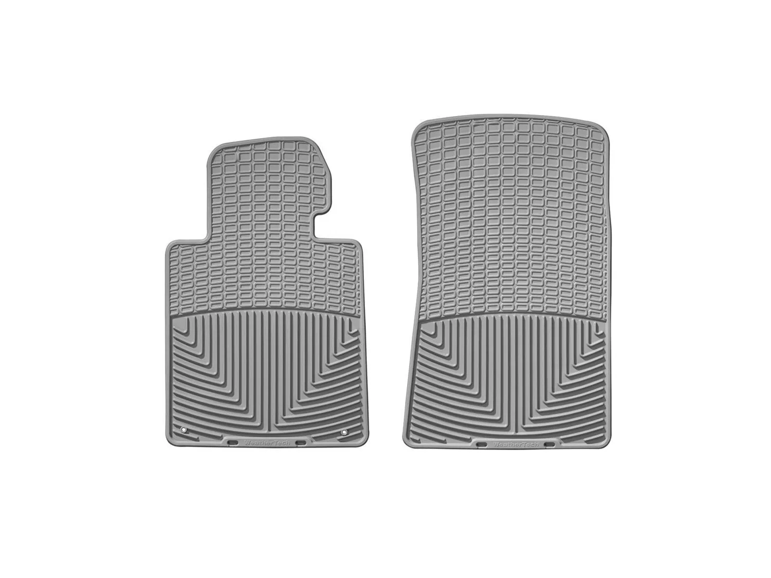 WeatherTech All Weather Floor Mats; Gray; Front;