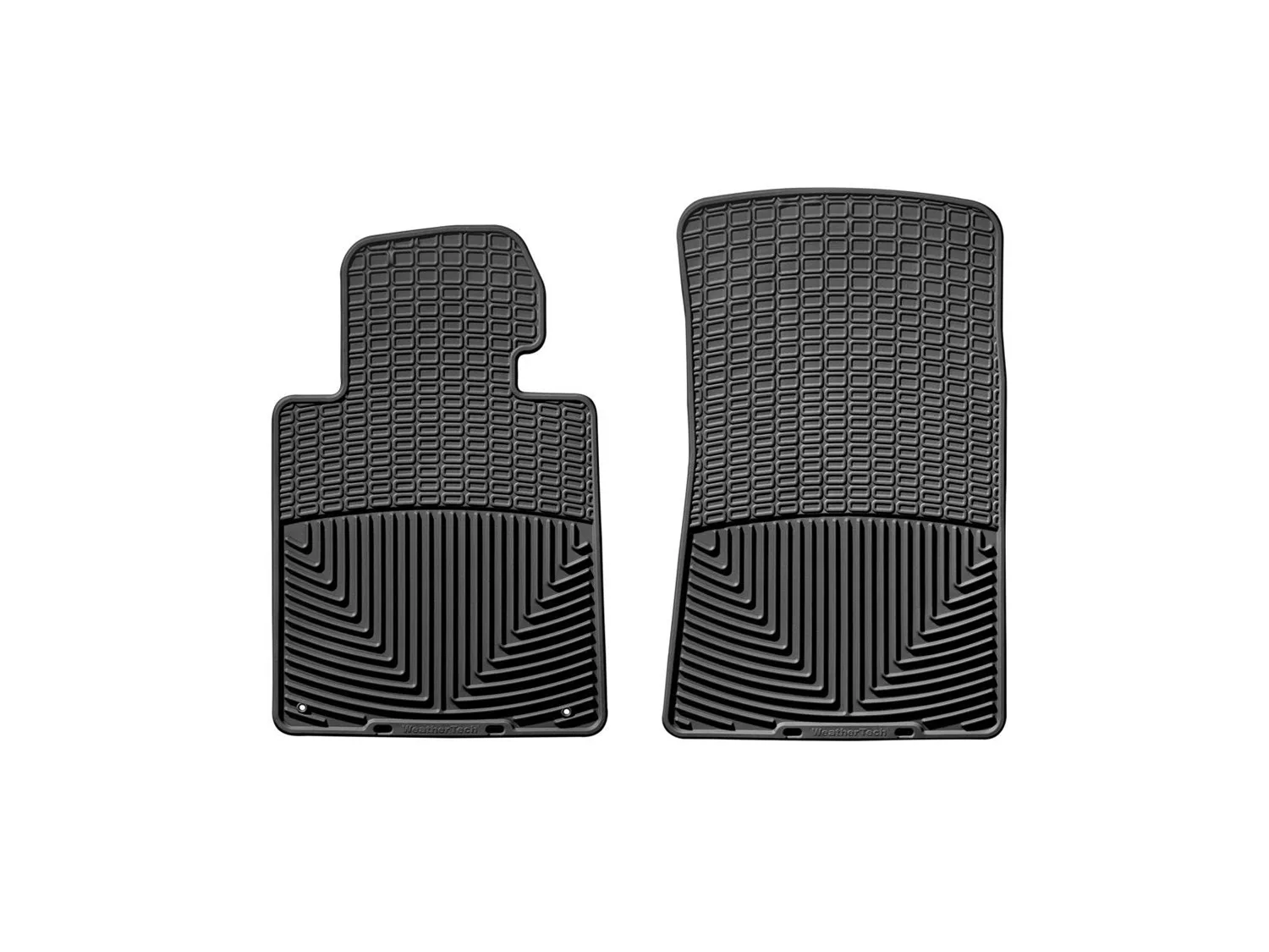 WeatherTech All Weather Floor Mats; Black; Front;
