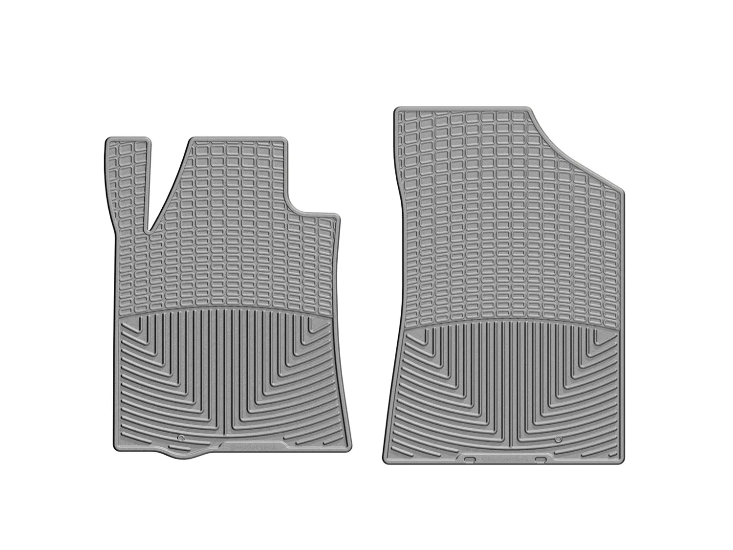 WeatherTech All Weather Floor Mats; Gray; Front;