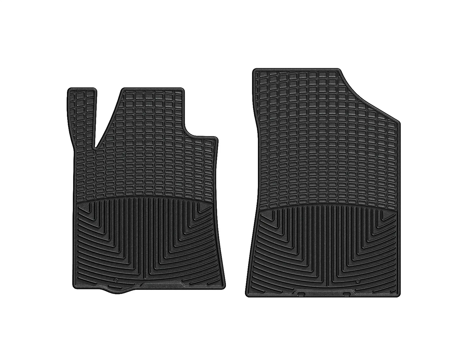 WeatherTech All Weather Floor Mats; Black; Front;