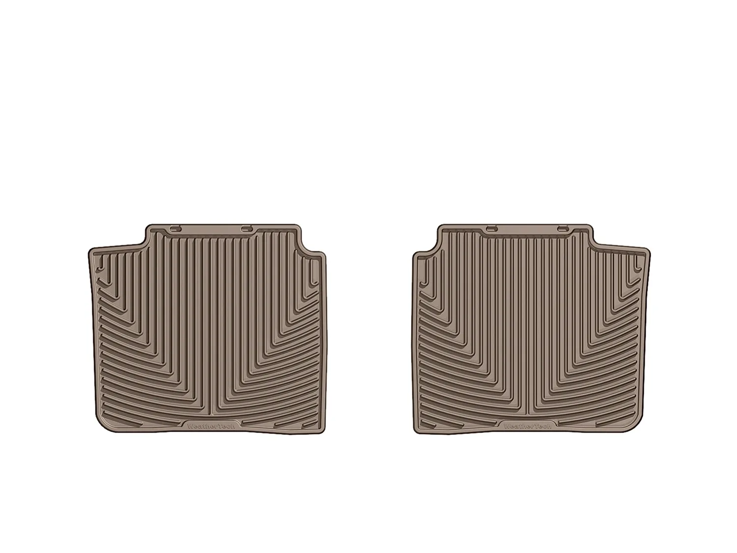 WeatherTech All Weather Floor Mats; Tan; Rear;