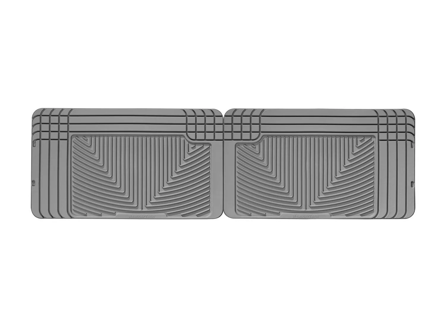 WeatherTech All Weather Floor Mats; Gray; Rear;