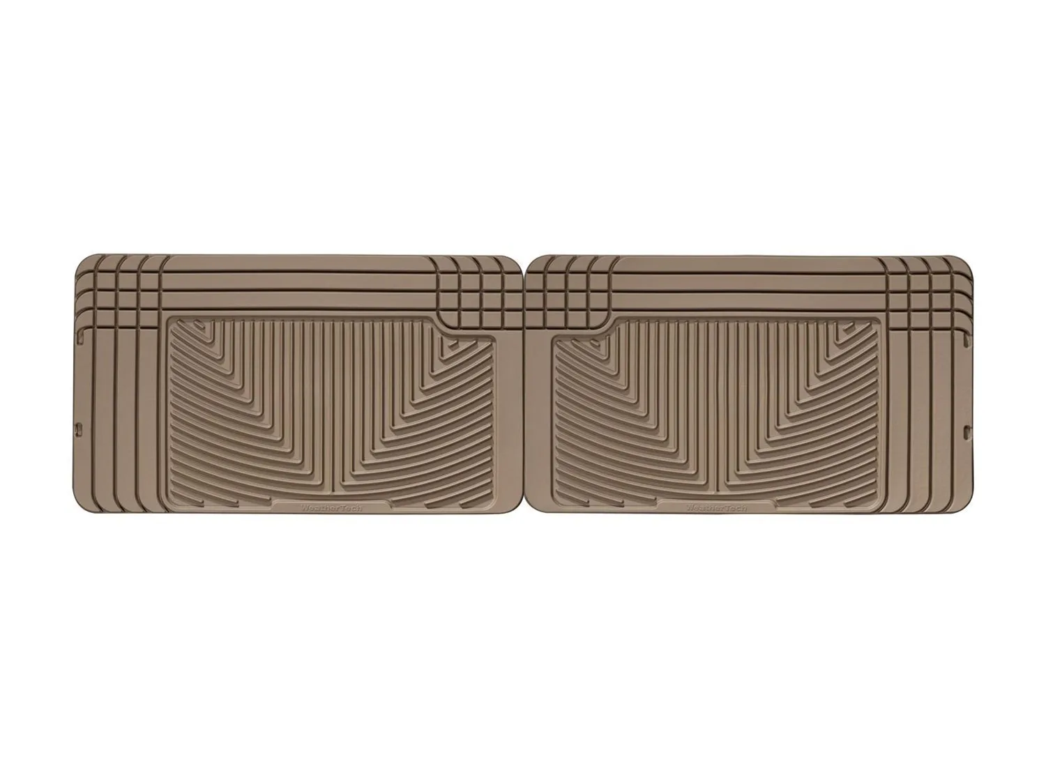 WeatherTech All Weather Floor Mats; Tan; Rear;