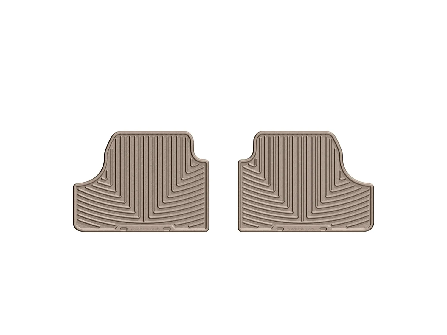WeatherTech All Weather Floor Mats; Tan; Rear;
