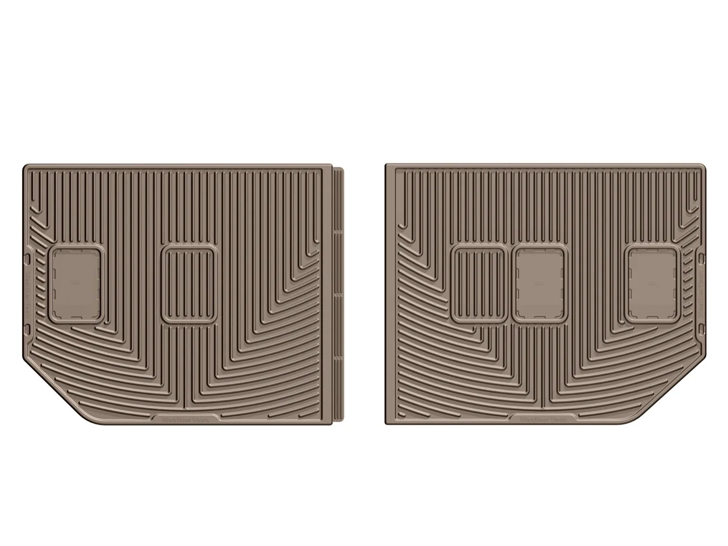 WeatherTech All Weather Floor Mats; Tan; Third Row;