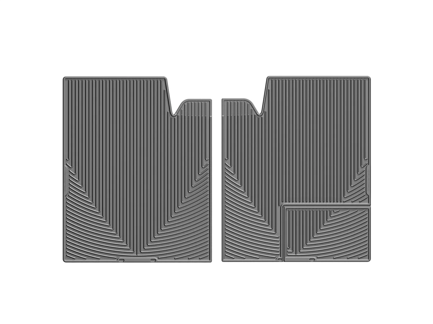 WeatherTech All Weather Floor Mats; Gray; Rear;