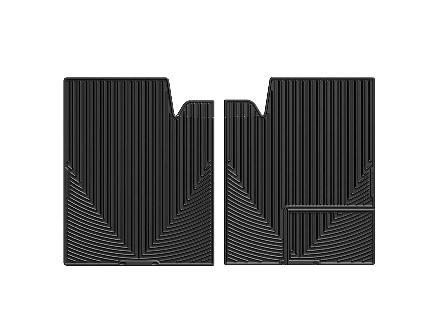 WeatherTech All Weather Floor Mats; Black; Rear;