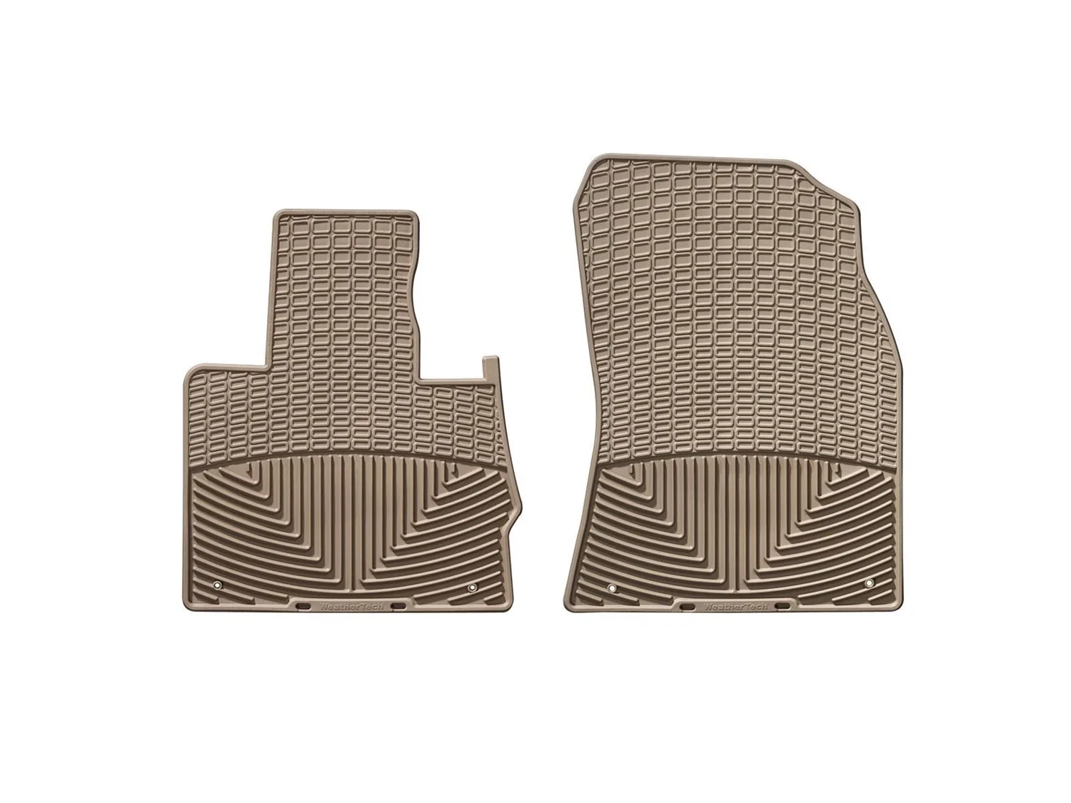 WeatherTech All Weather Floor Mats; Tan; Front;