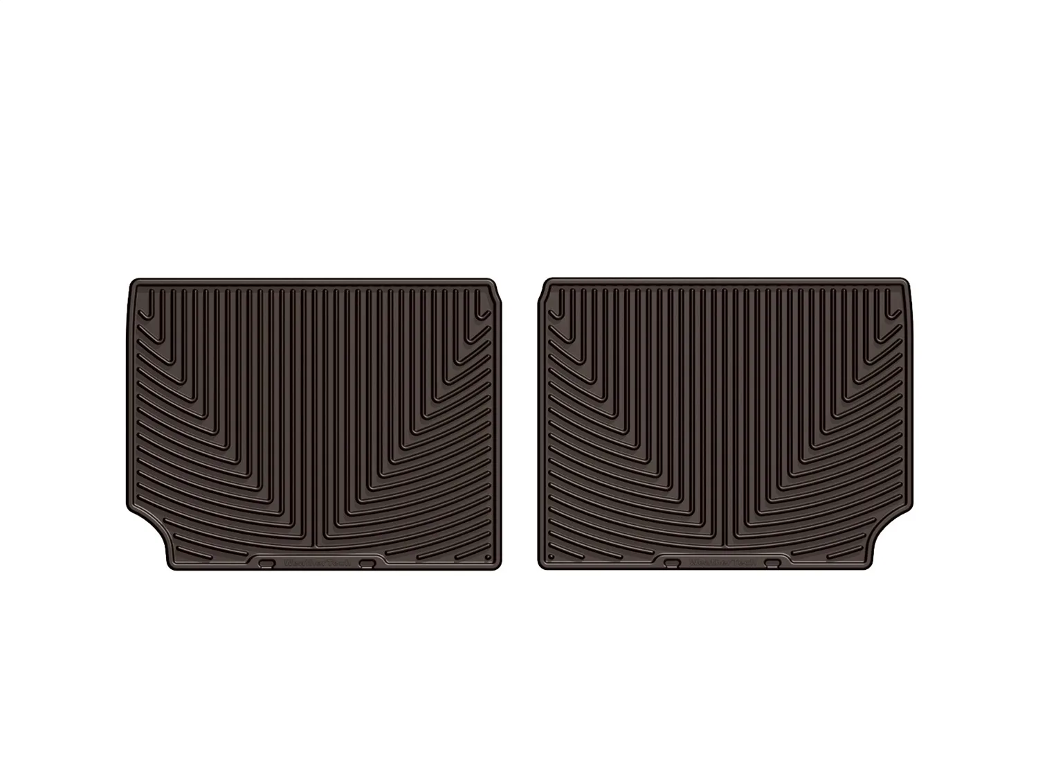 WeatherTech All Weather Floor Mats; Cocoa; Rear;