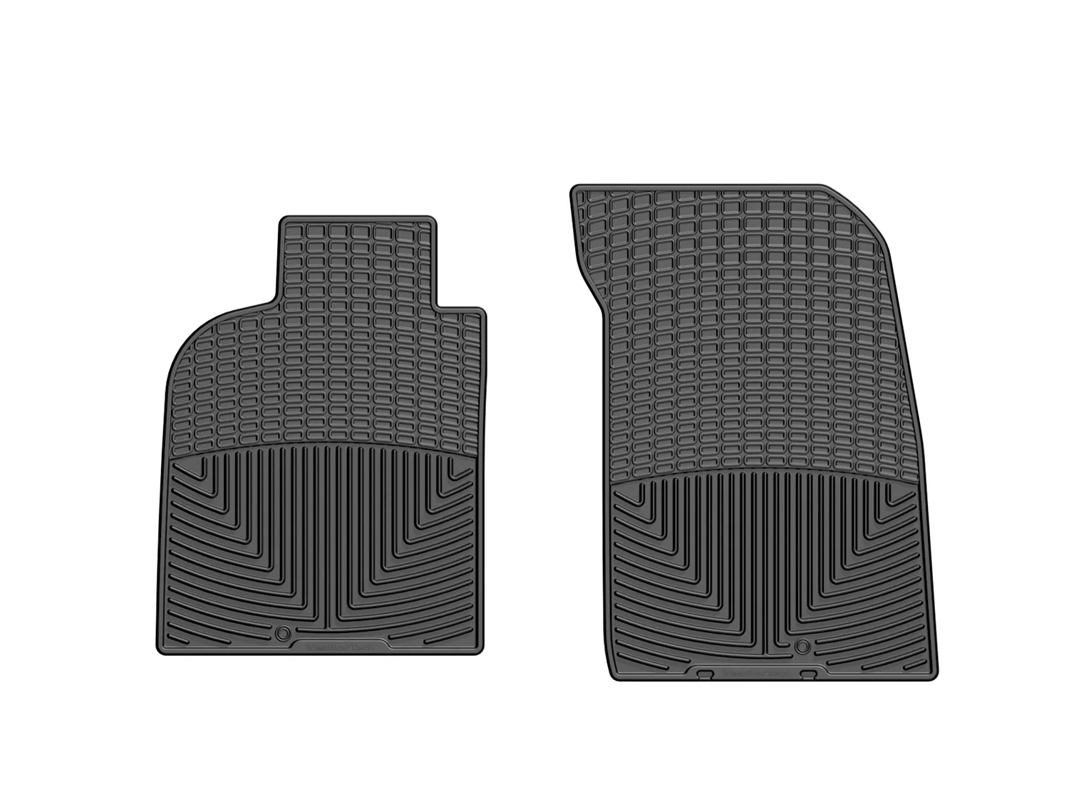 WeatherTech All Weather Floor Mats; Black; Front;