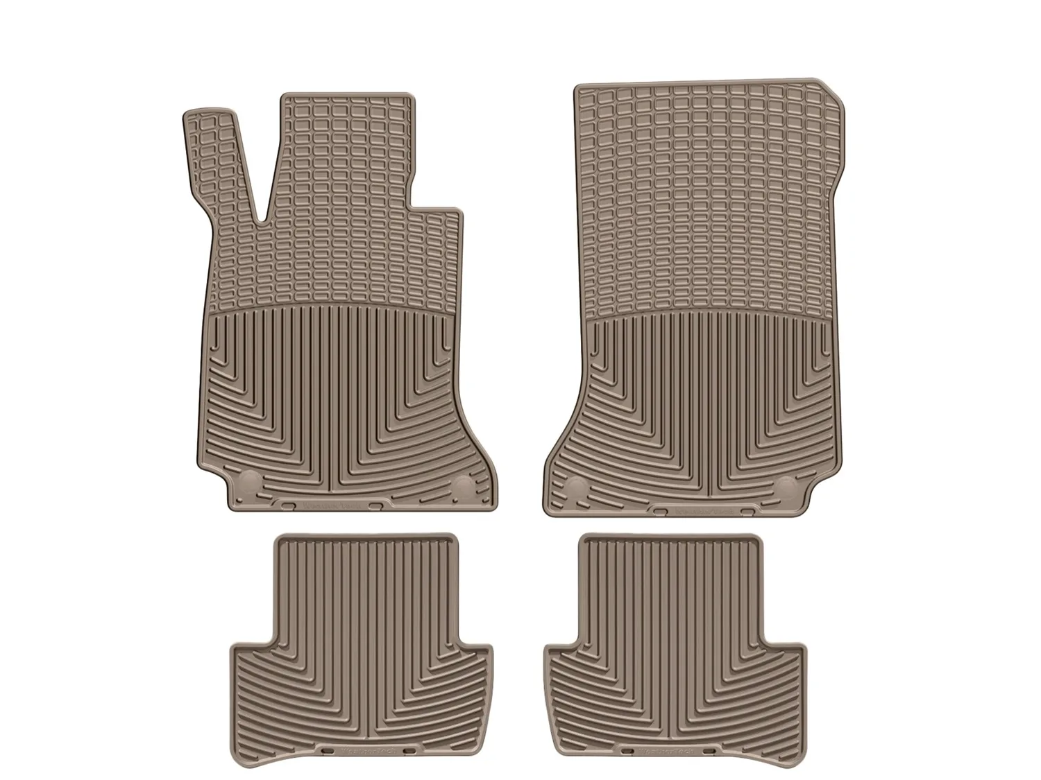 WeatherTech All Weather Floor Mats; Tan; Front and Rear;
