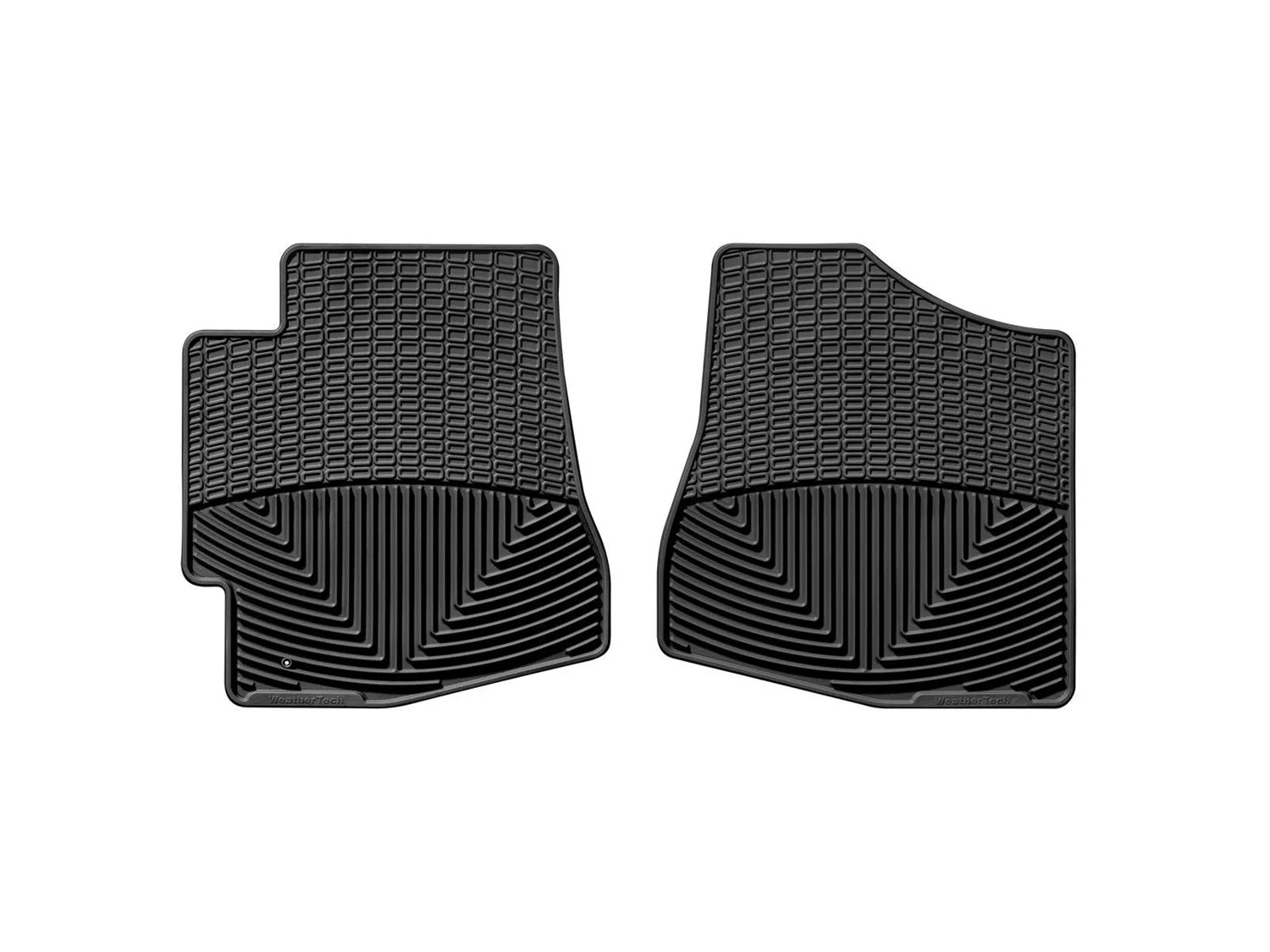 WeatherTech All Weather Floor Mats; Black; Front;