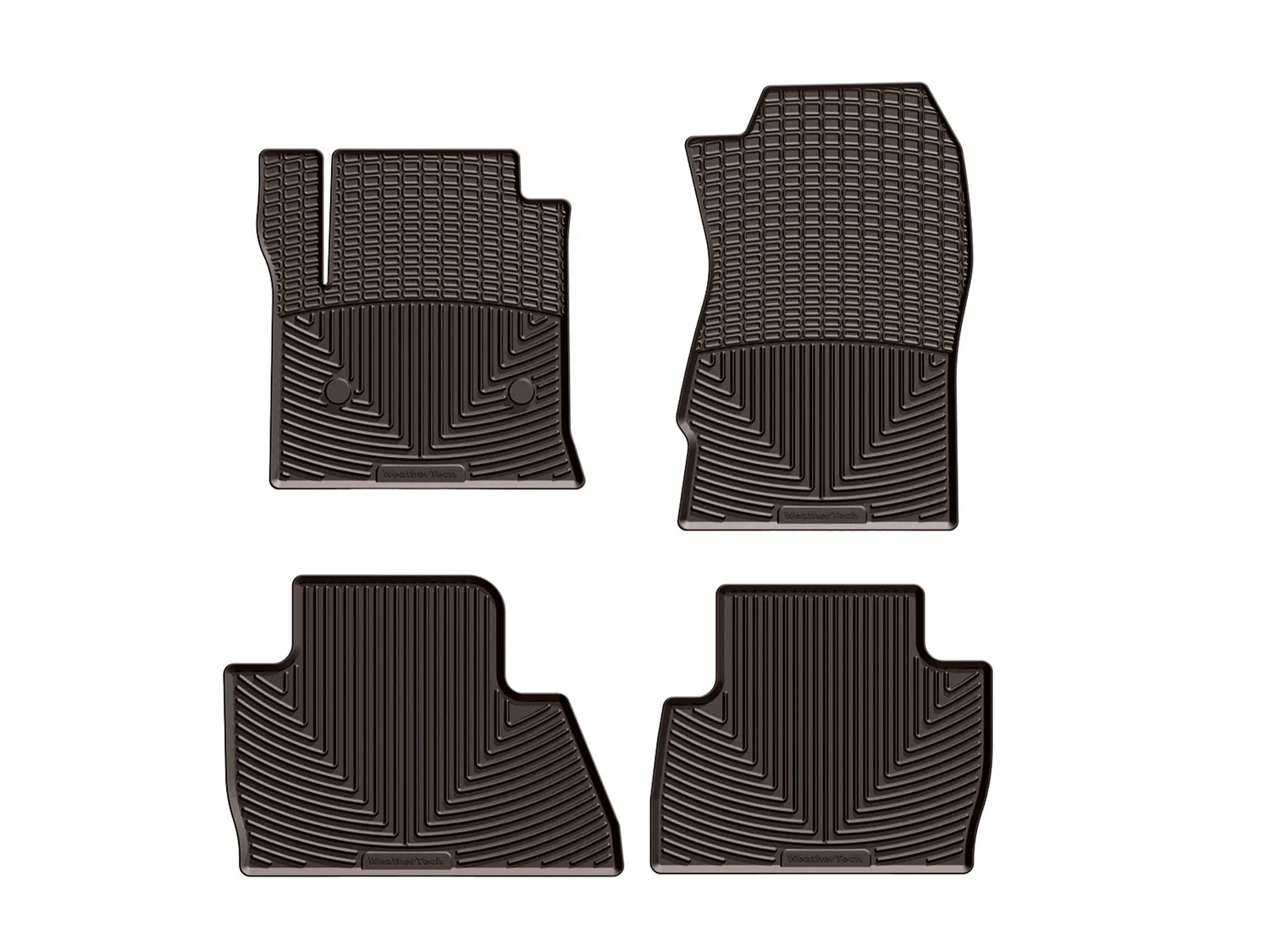 WeatherTech All Weather Floor Mats; Cocoa; Front and Rear;