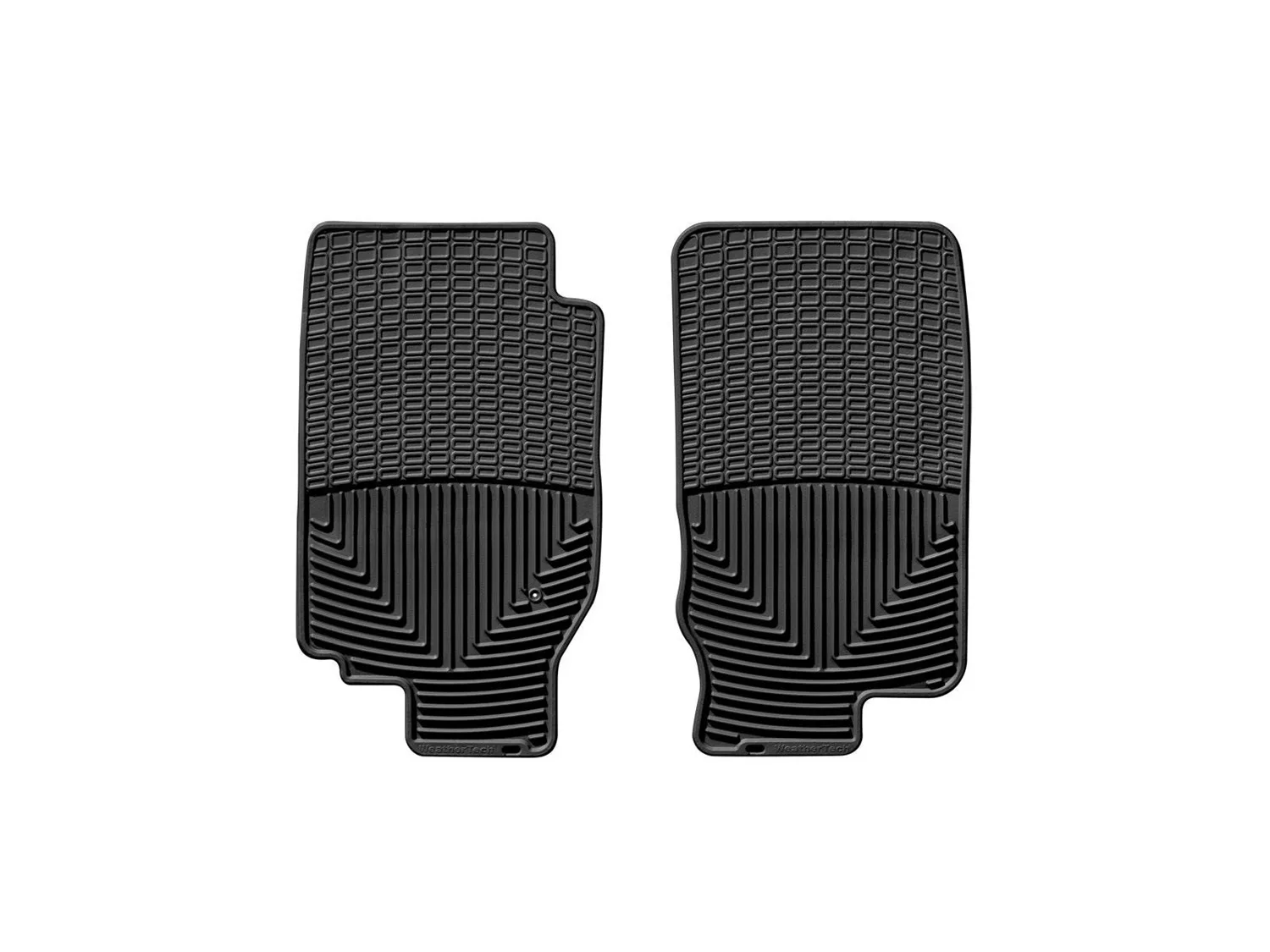 WeatherTech All Weather Floor Mats; Black; Front;