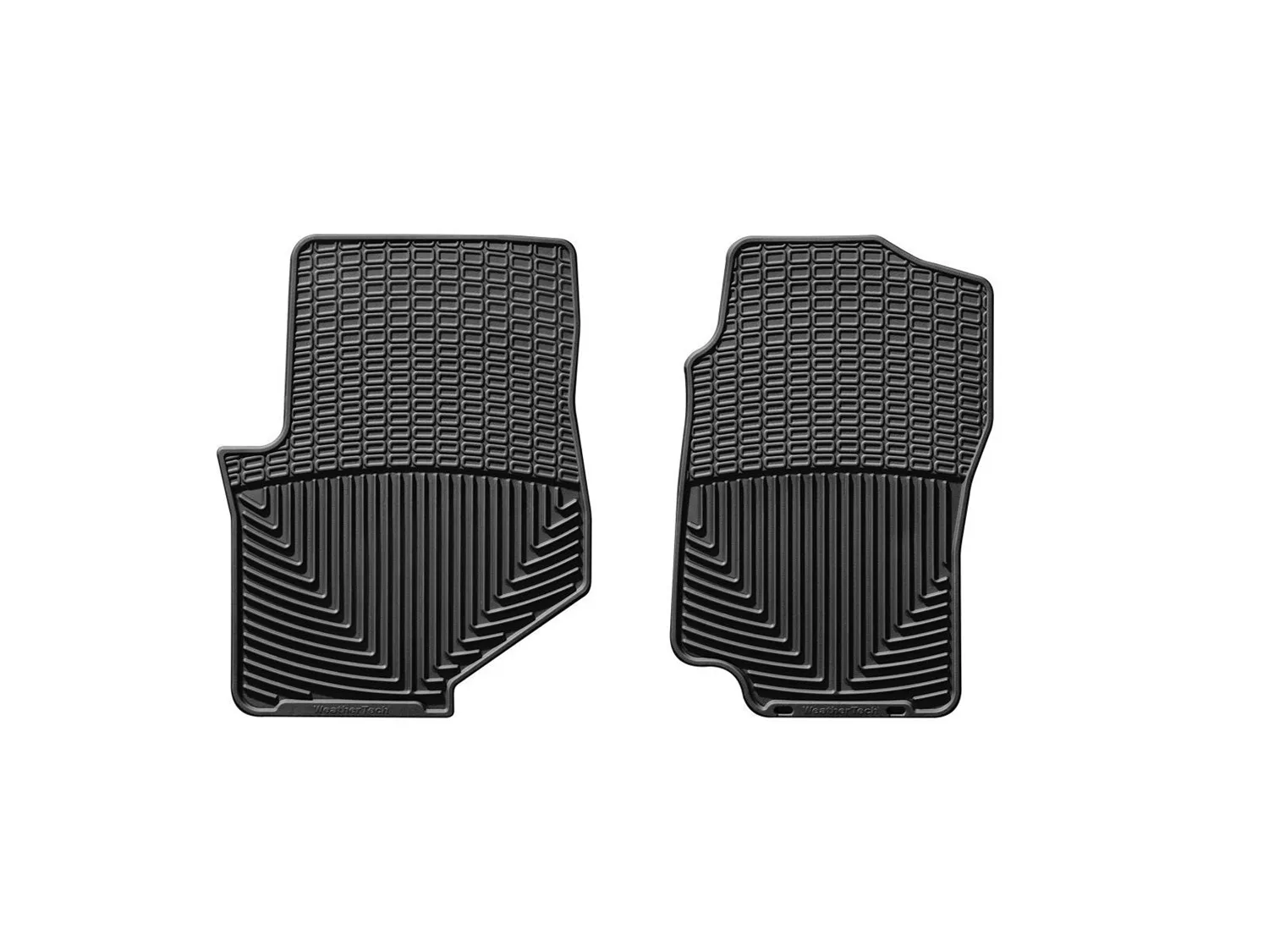 WeatherTech All Weather Floor Mats; Black; Front;