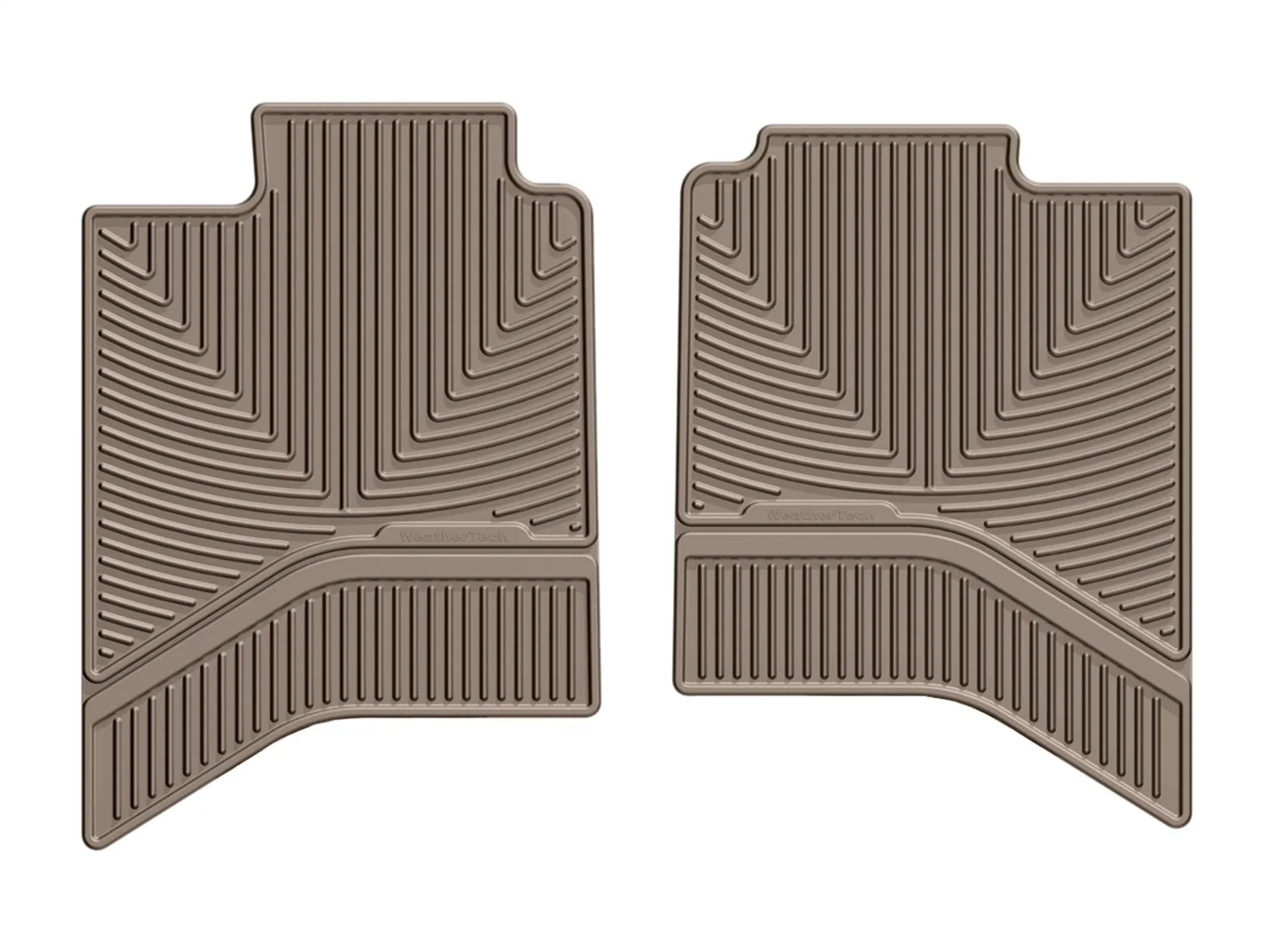 WeatherTech All Weather Floor Mats; Tan; Rear;