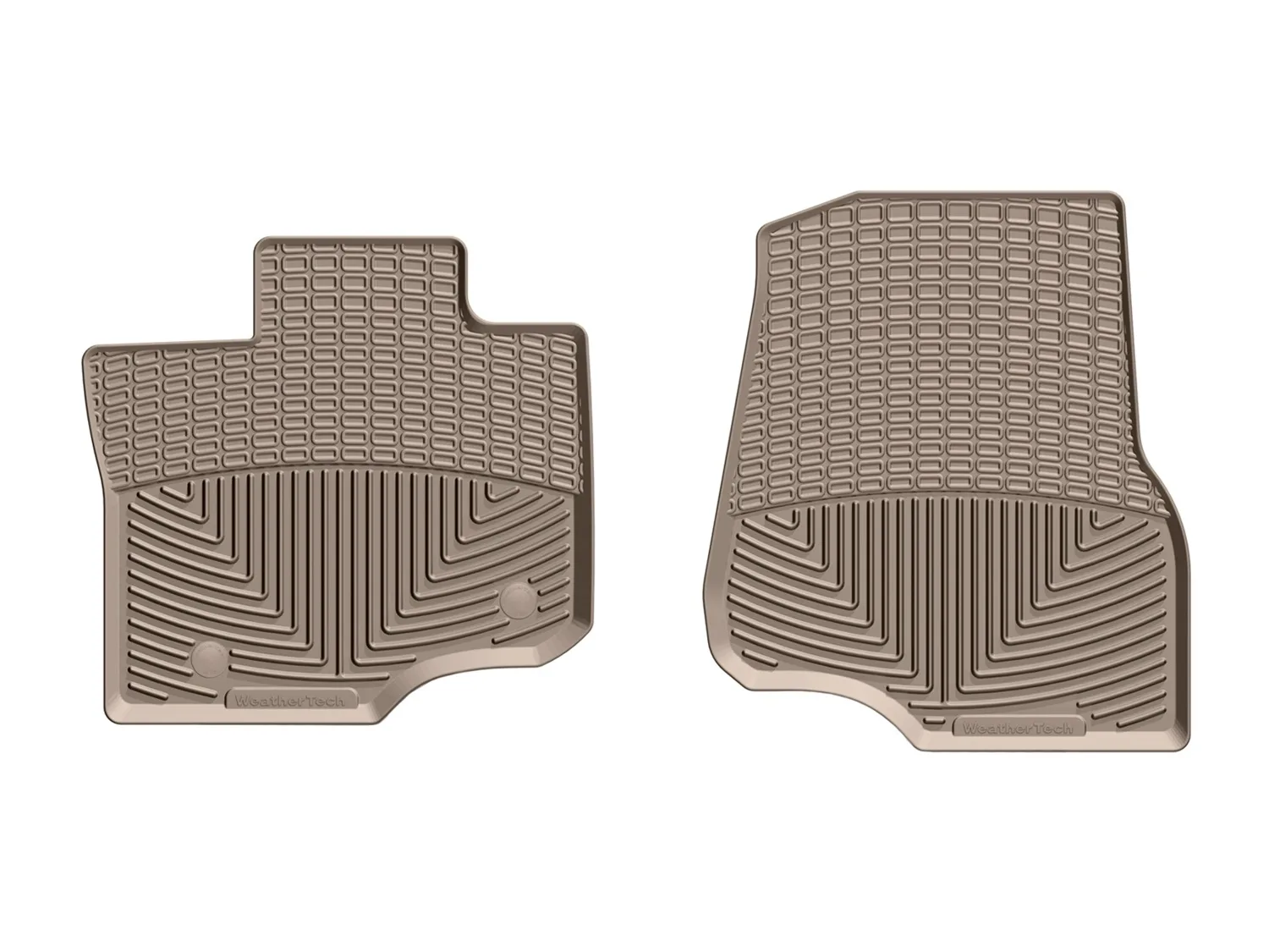 WeatherTech All Weather Floor Mats; Tan; Front;