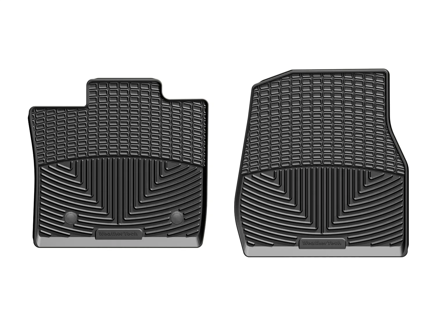 WeatherTech All Weather Floor Mats; Black; Front;
