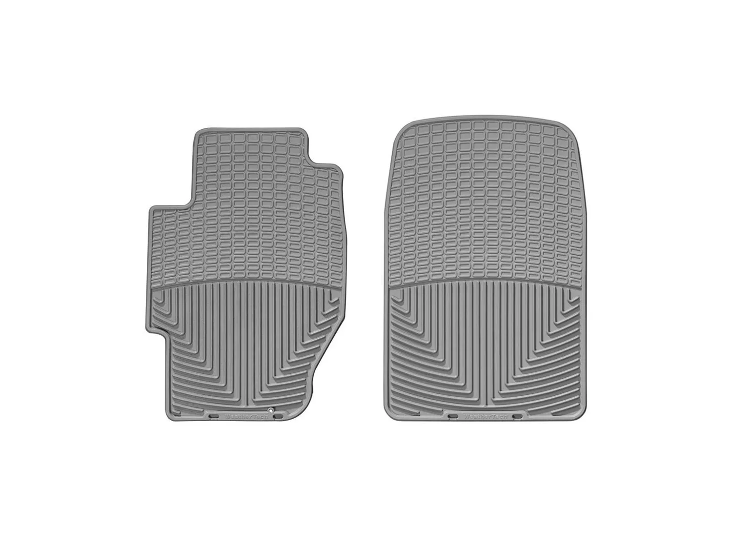 WeatherTech All Weather Floor Mats; Gray; Front;