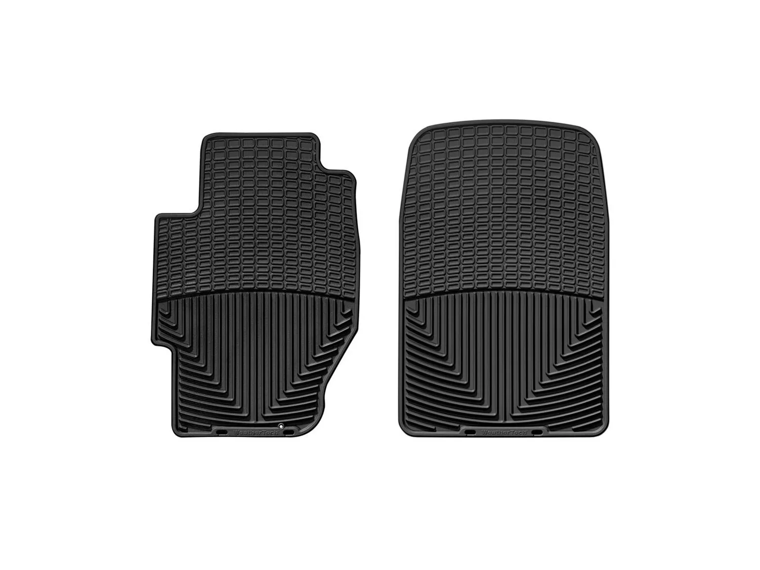 WeatherTech All Weather Floor Mats; Black; Front;