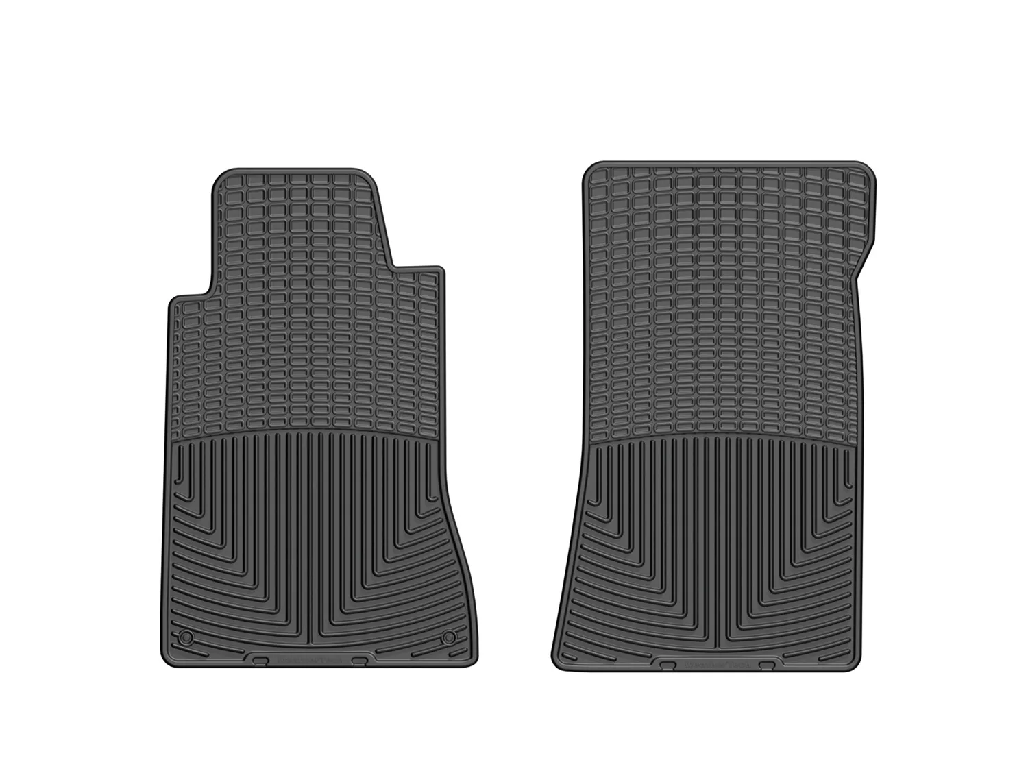 WeatherTech All Weather Floor Mats; Black; Front;