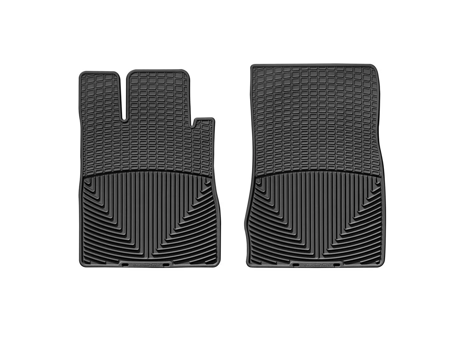 WeatherTech All Weather Floor Mats; Black; Front;