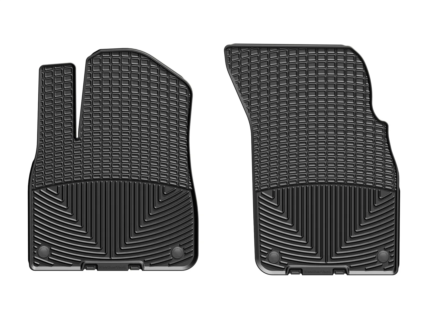 WeatherTech All Weather Floor Mats; Black; Front;
