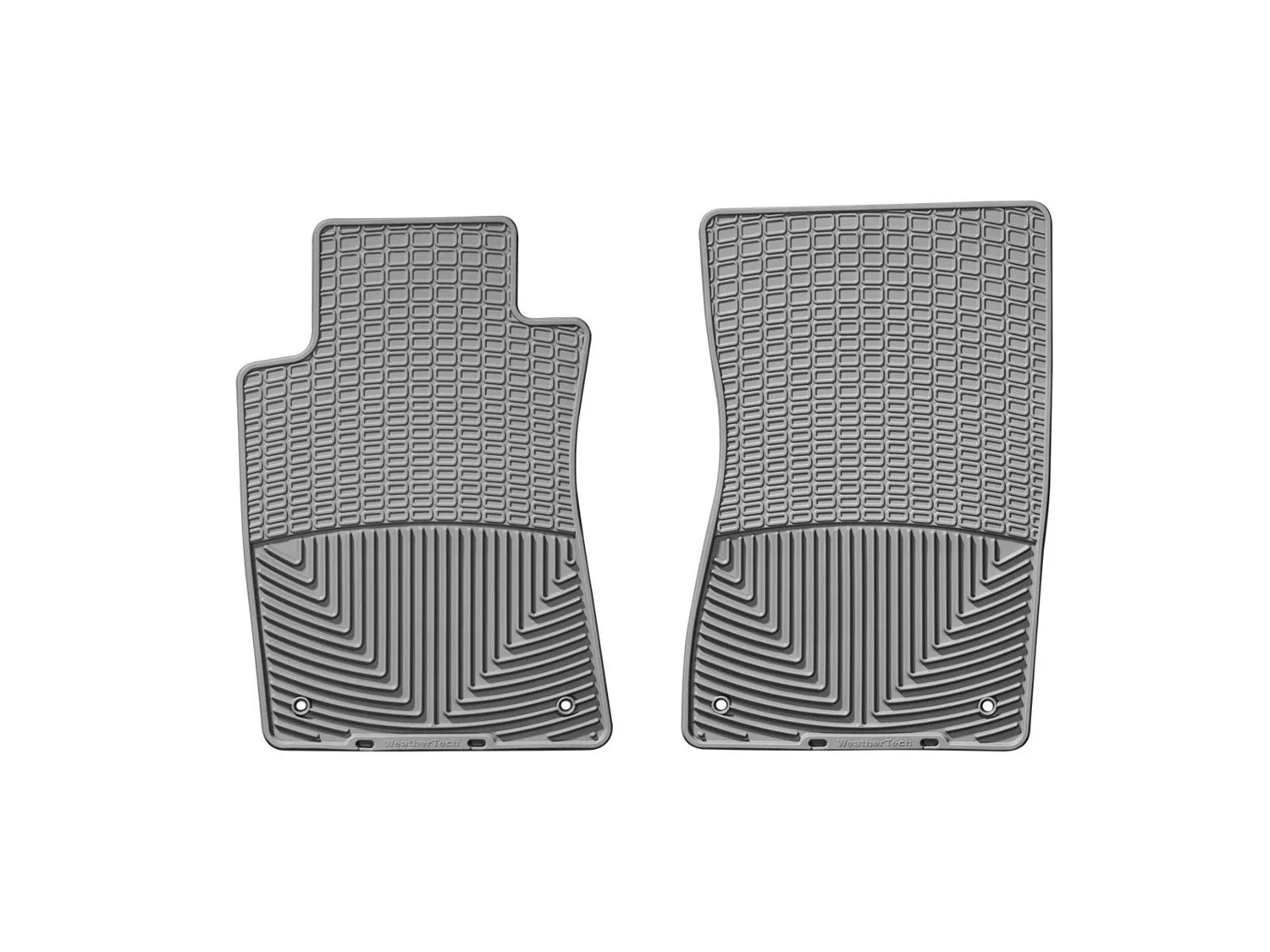 WeatherTech All Weather Floor Mats; Gray; Front;