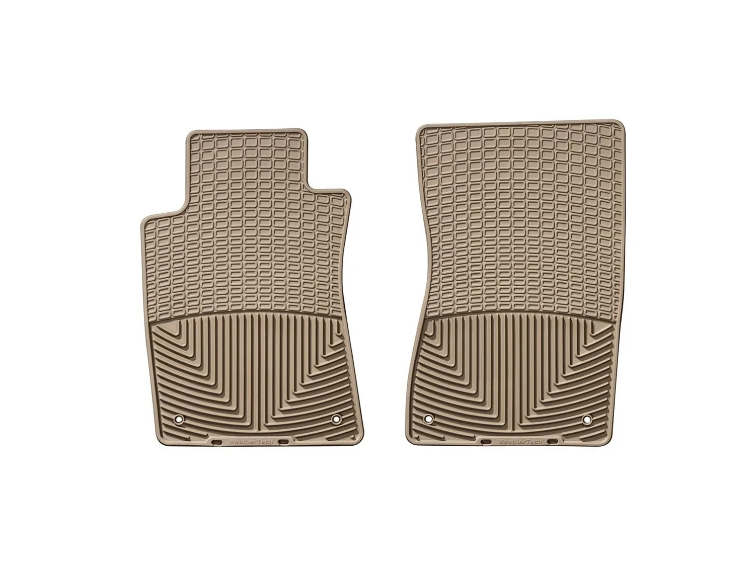 WeatherTech All Weather Floor Mats; Tan; Front;