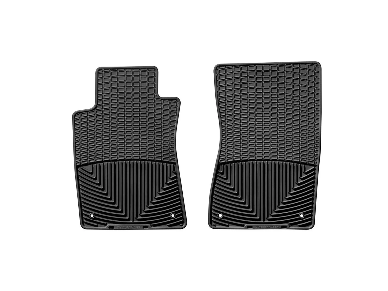 WeatherTech All Weather Floor Mats; Black; Front;