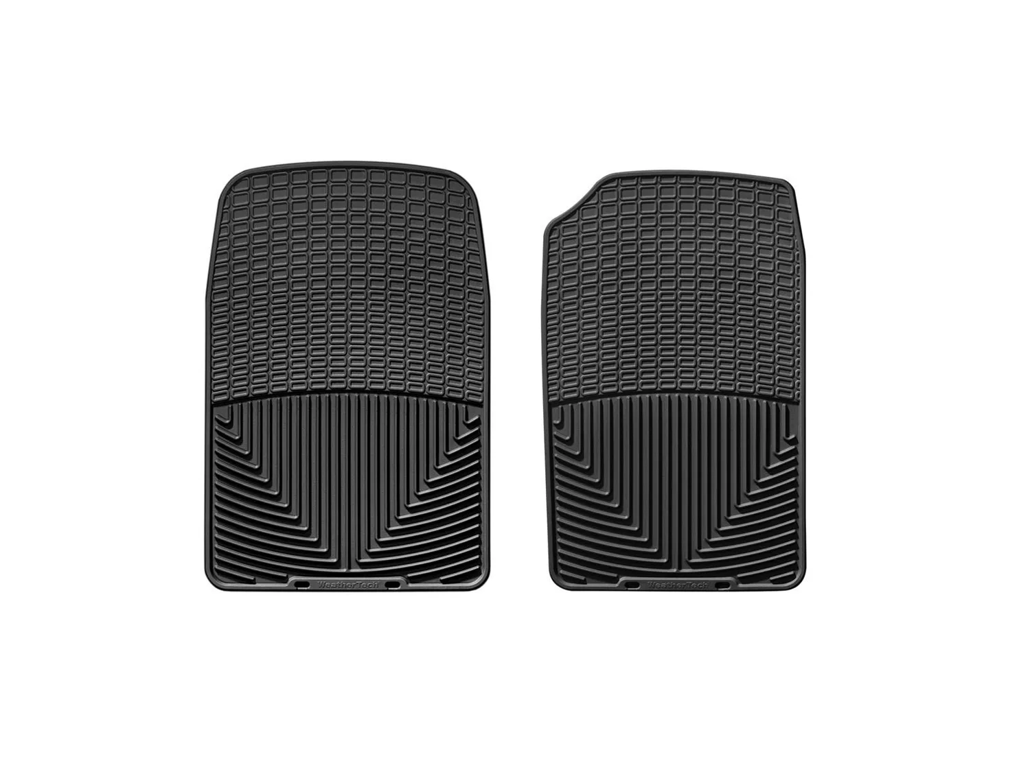 WeatherTech All Weather Floor Mats; Black; Front;