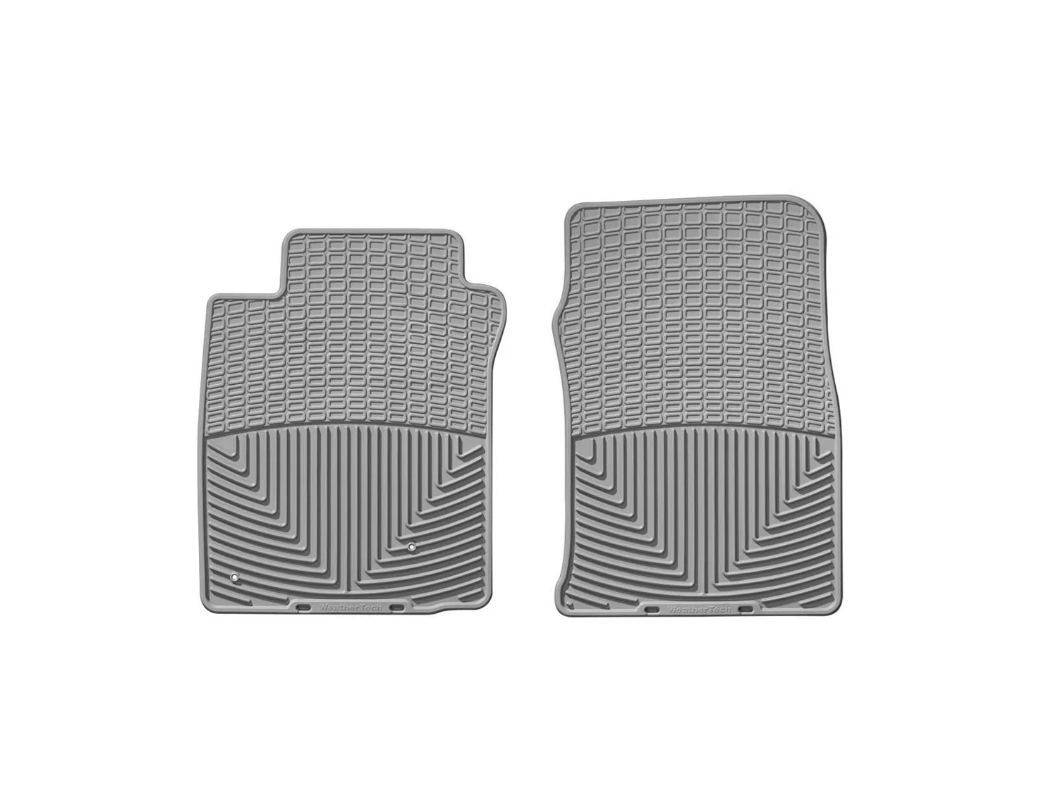WeatherTech All Weather Floor Mats; Gray; Front;