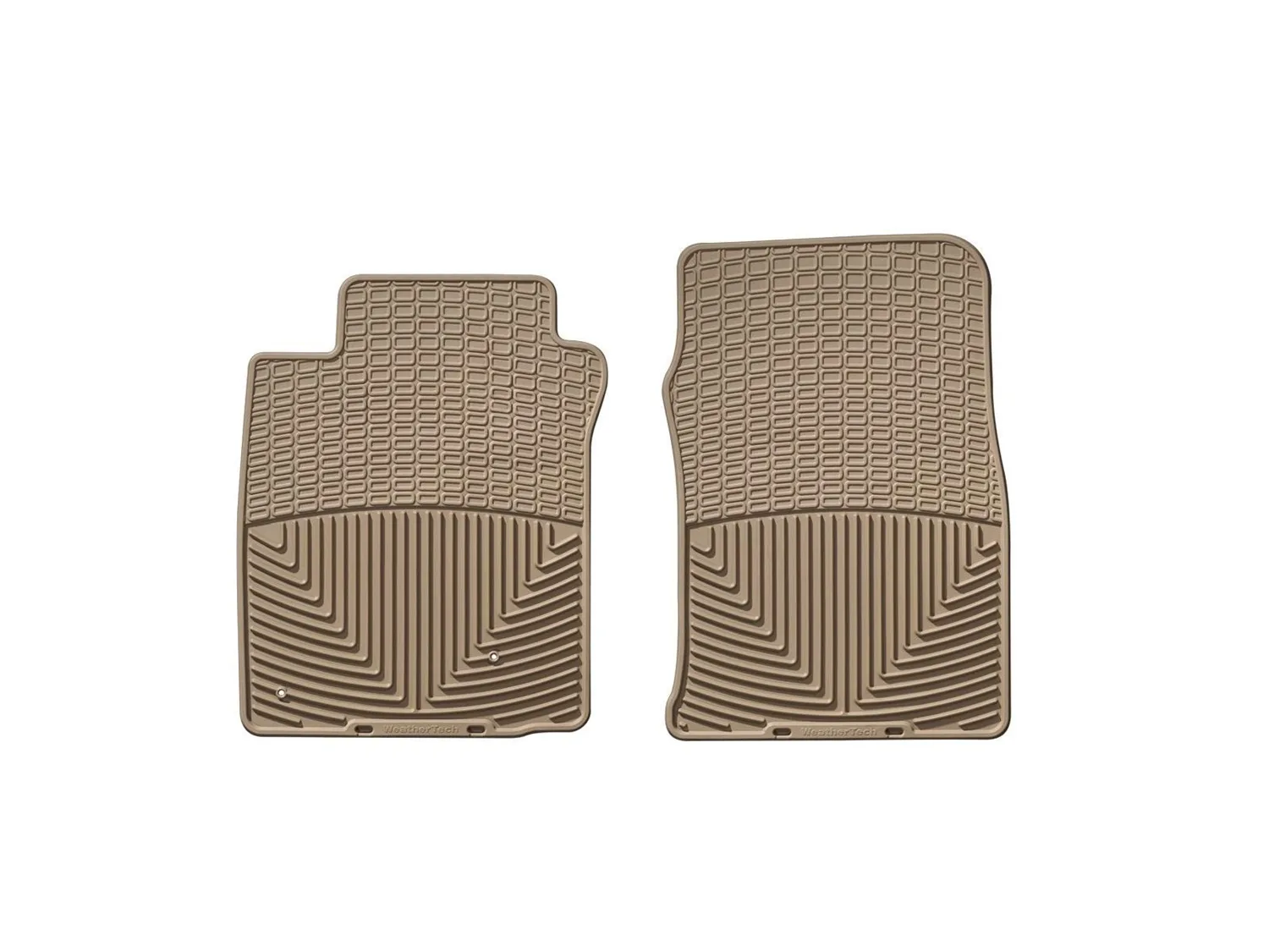 WeatherTech All Weather Floor Mats; Tan; Front;