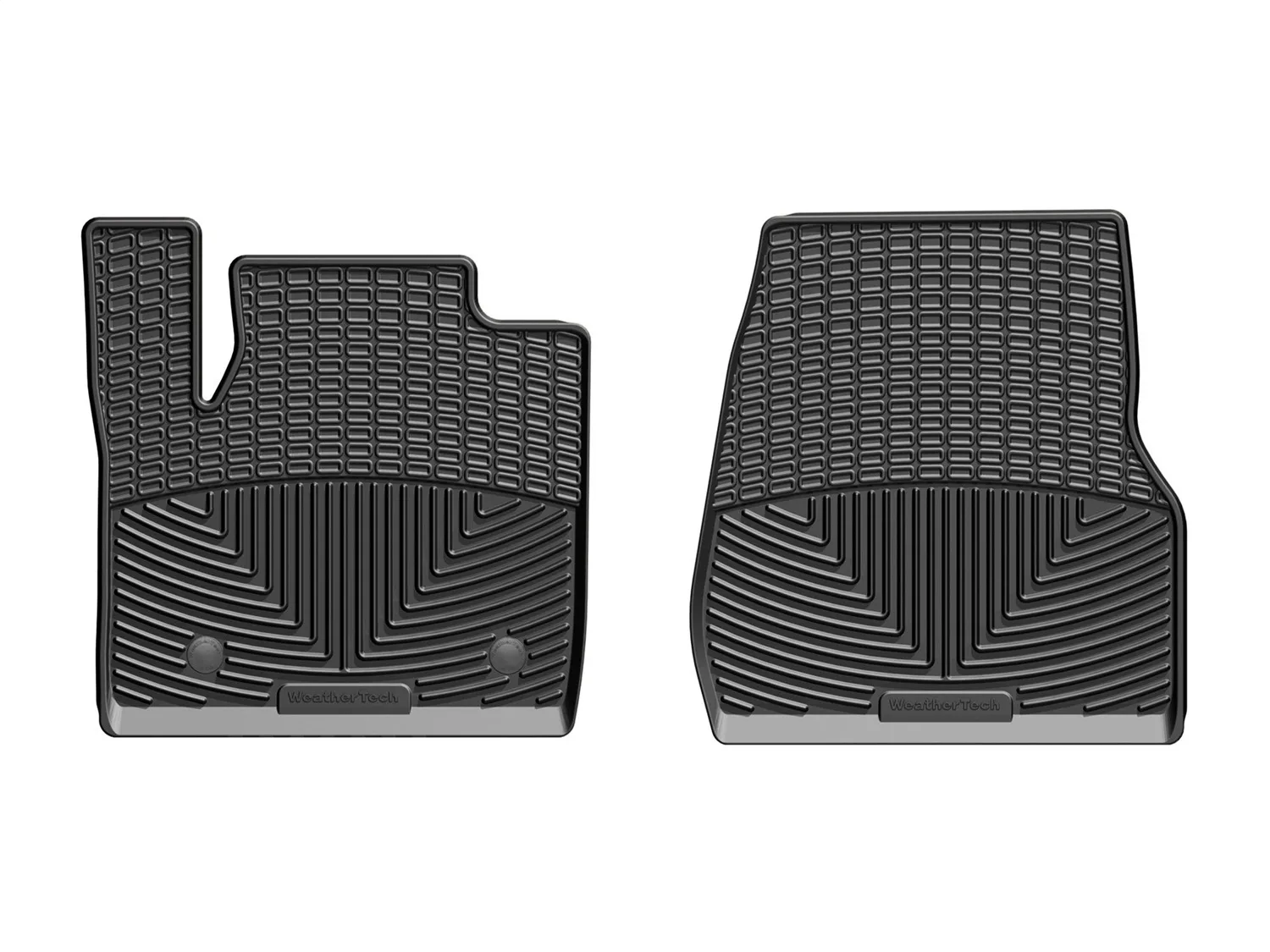 WeatherTech All Weather Floor Mats; Black; Front;