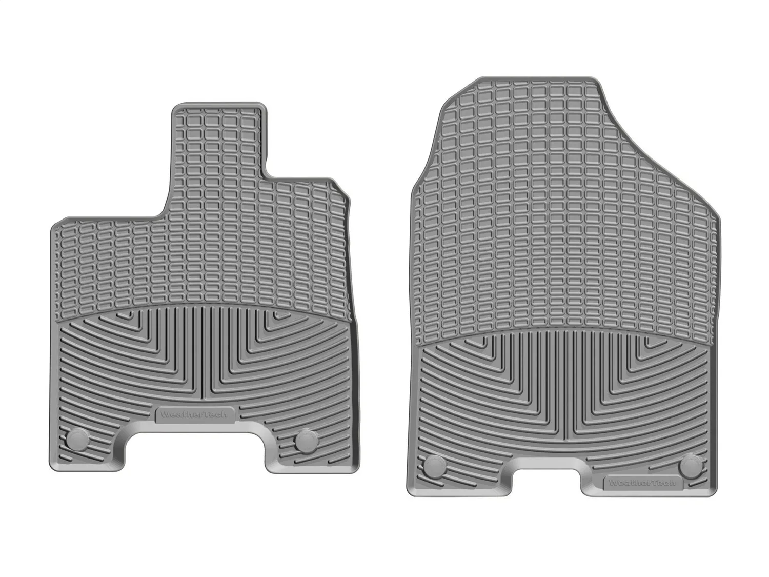 WeatherTech All Weather Floor Mats; Gray; Front;