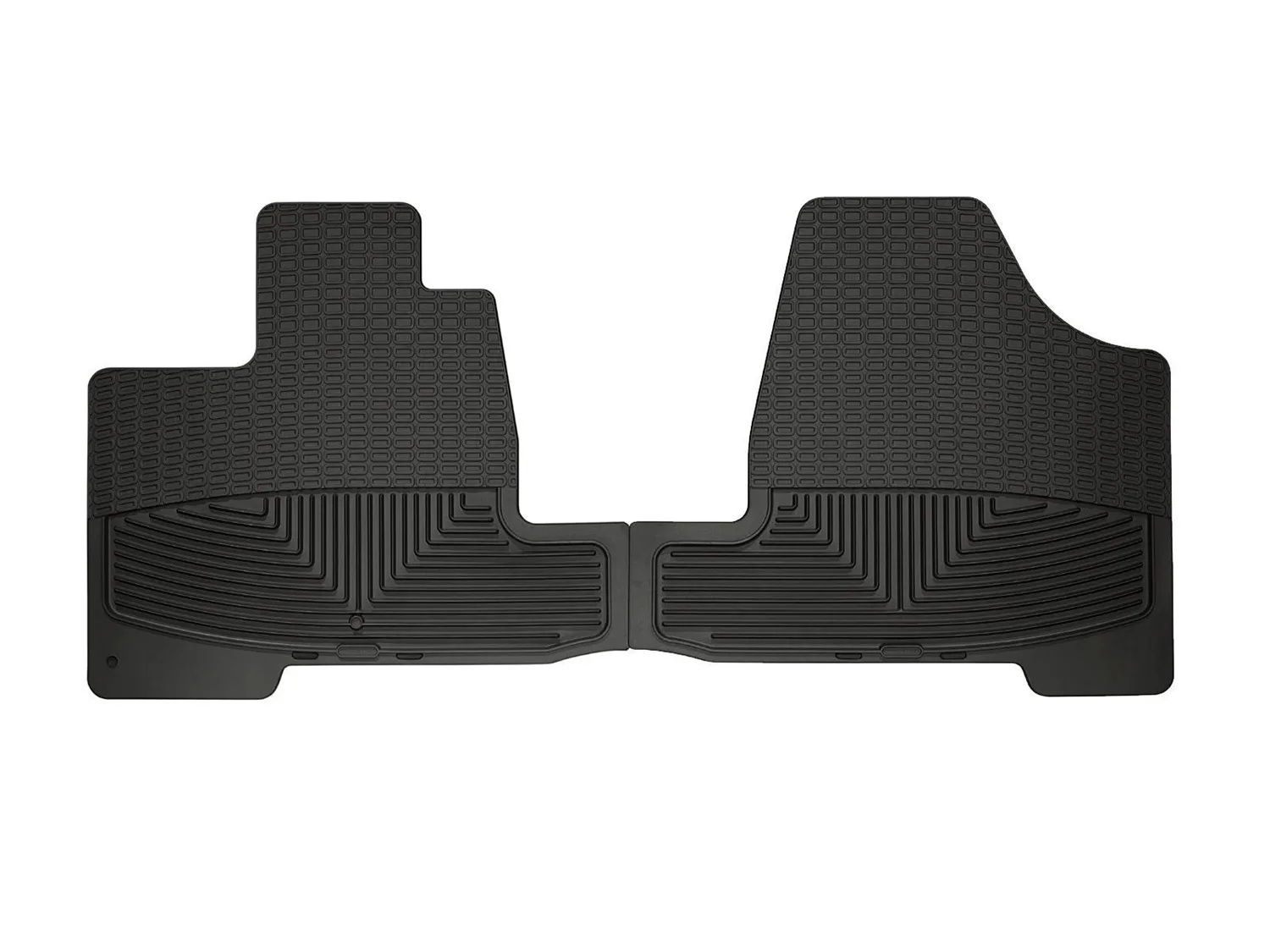 WeatherTech All Weather Floor Mats; Black; Front;