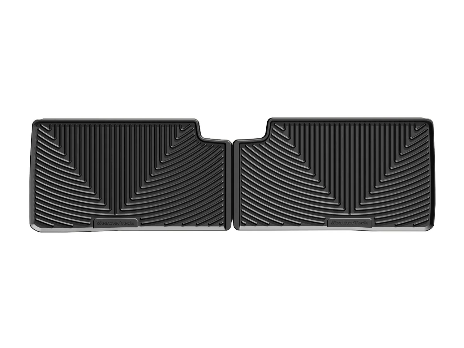 WeatherTech All Weather Floor Mats; Black; Rear;