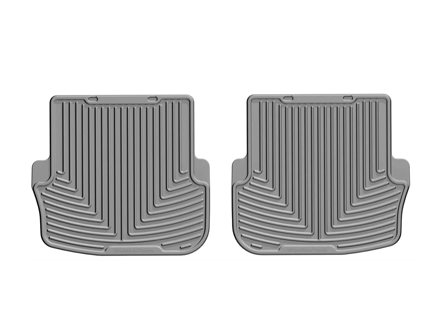 WeatherTech All Weather Floor Mats; Gray; Rear;