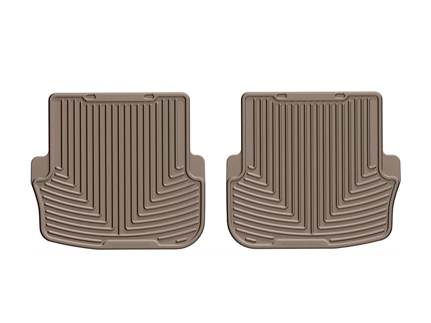 WeatherTech All Weather Floor Mats; Tan; Rear;