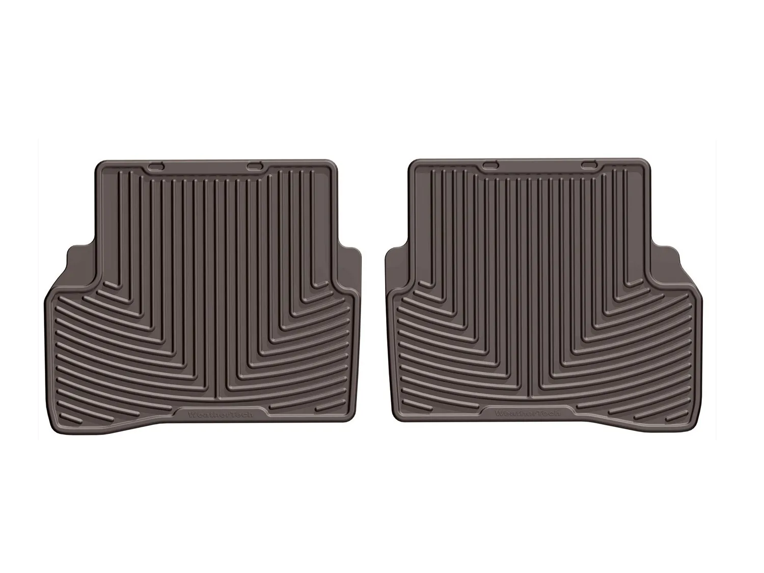 WeatherTech All Weather Floor Mats; Cocoa; Rear;