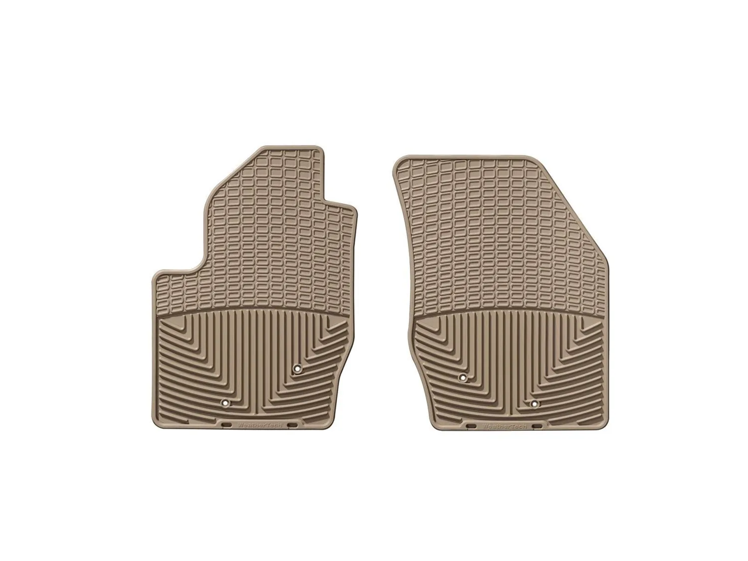 WeatherTech All Weather Floor Mats; Tan; Front;
