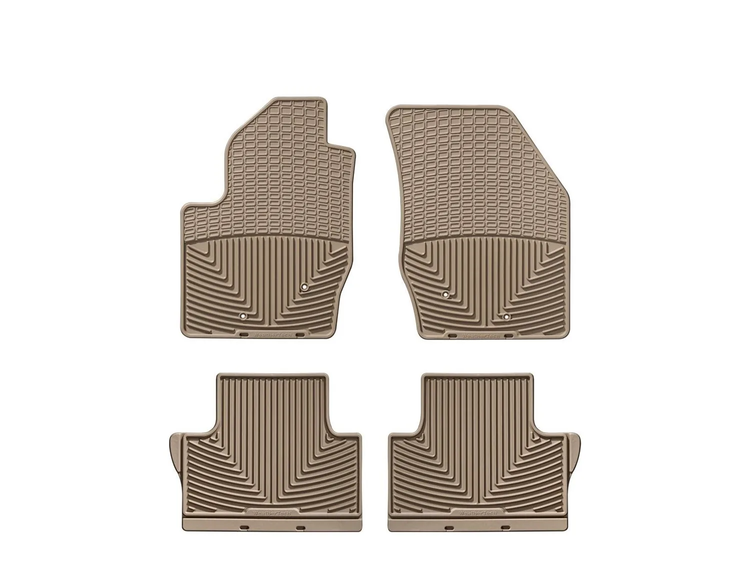 WeatherTech All Weather Floor Mats; Gray; Front and Rear;