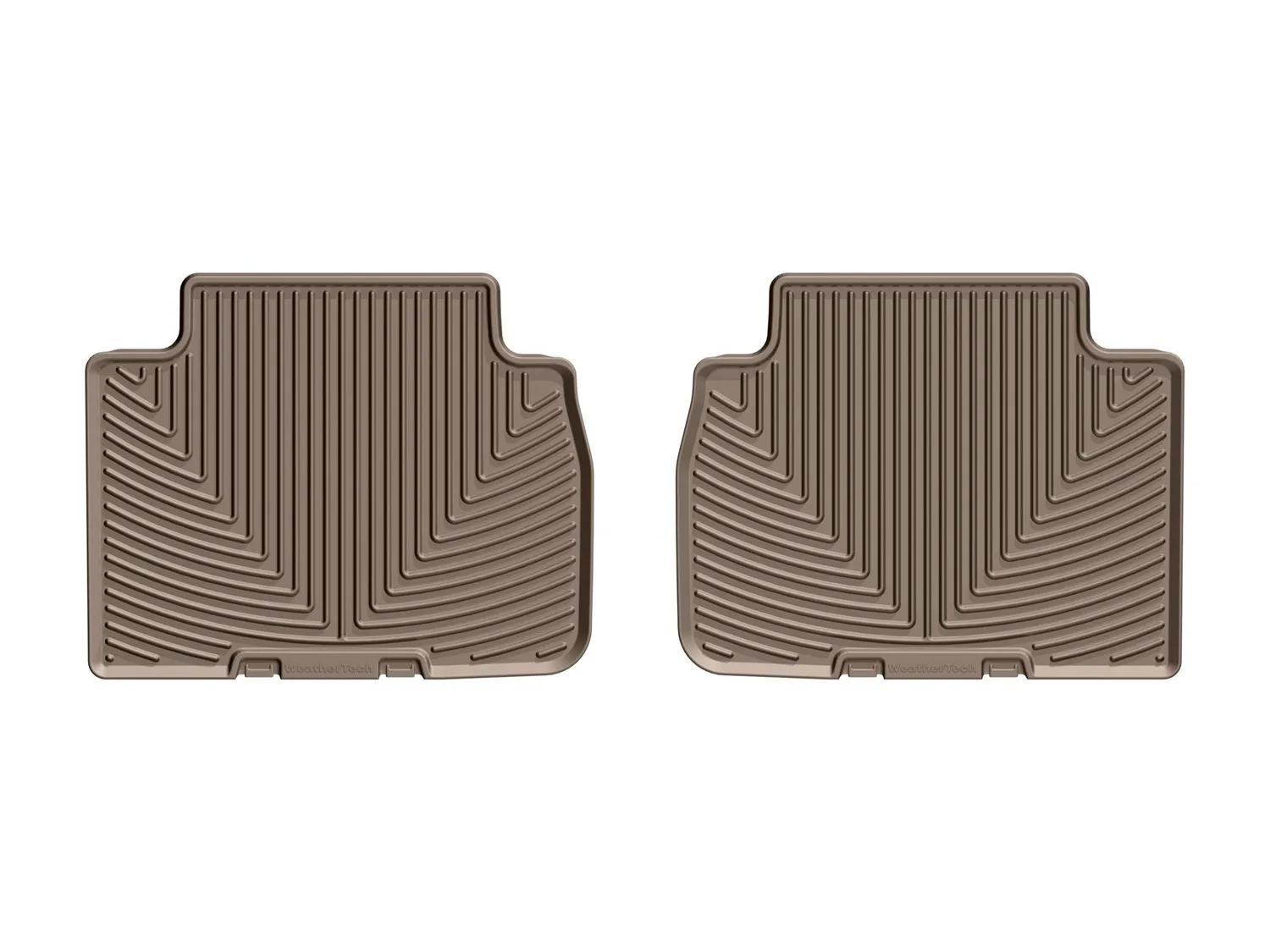 WeatherTech All Weather Floor Mats; Tan; Rear;