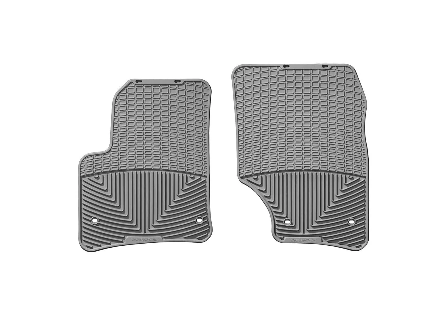 WeatherTech All Weather Floor Mats; Gray; Front;