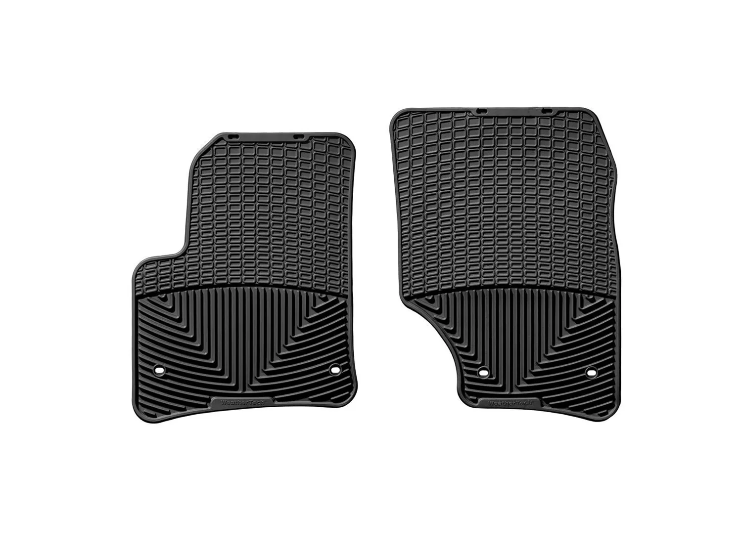 WeatherTech All Weather Floor Mats; Black; Front;