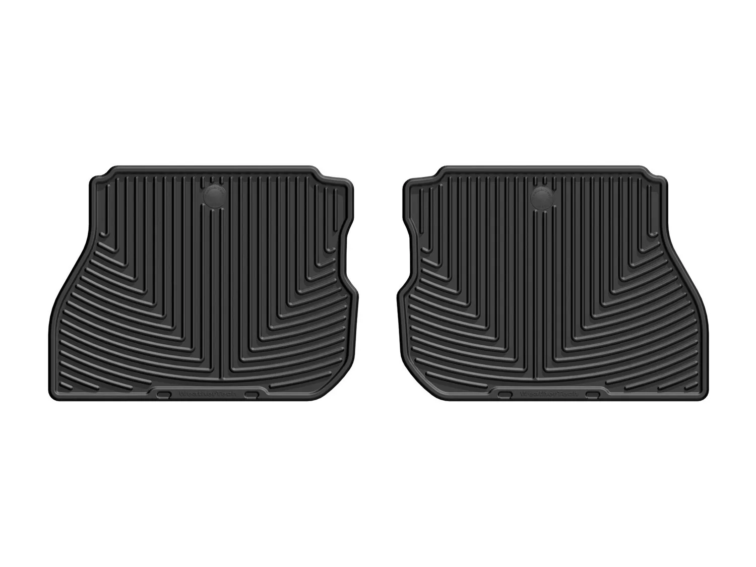 WeatherTech All Weather Floor Mats; Black; Rear;