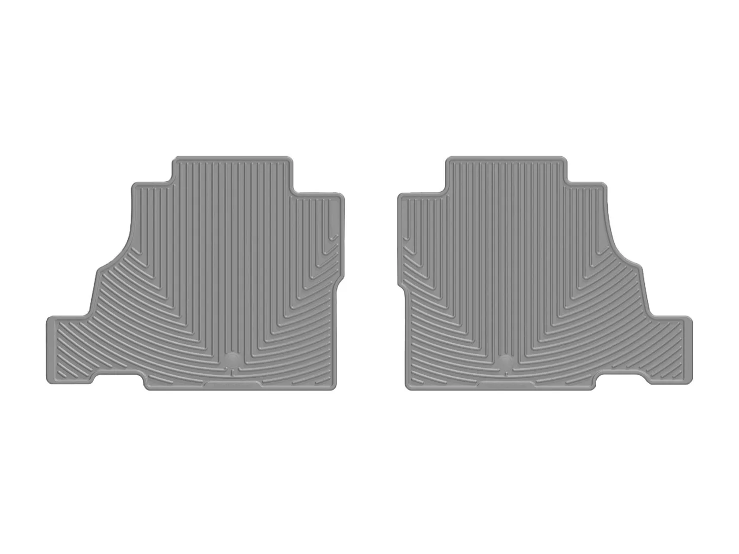 WeatherTech All Weather Floor Mats; Gray; Rear;